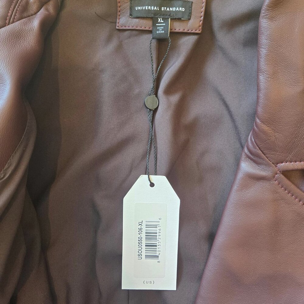 Leeron Leather Moto Jacket - Chili Chocolate - Picture 5 of 13